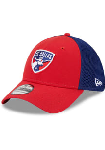 New Era FC Dallas Mens Red 2T Evergreen Neo 39THIRTY Flex Hat