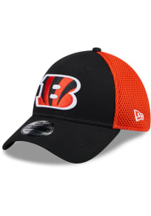 New Era Cincinnati Bengals Mens Black 2T Evergreen Neo 39THIRTY Flex Hat