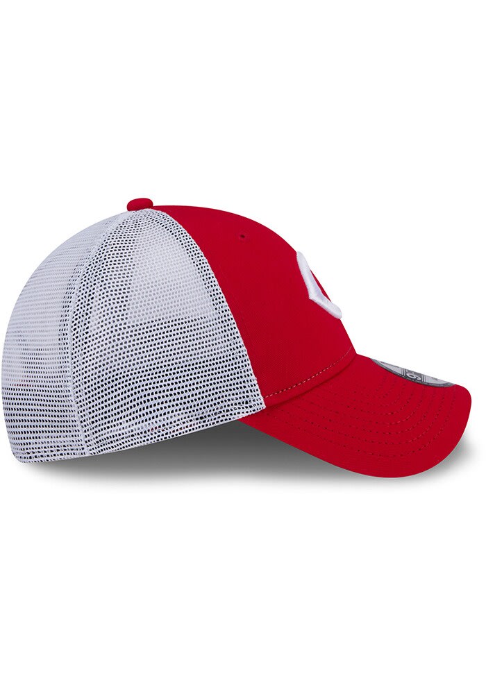 New Era Cincinnati Reds Evergreen Trucker 9FORTY Adjustable Hat - Red