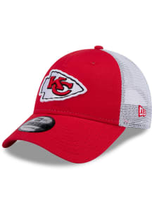 New Era Kansas City Chiefs Evergreen Trucker 9FORTY Adjustable Hat - Red