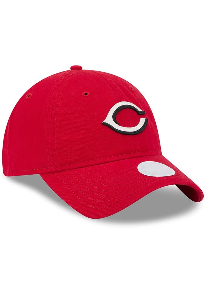 New Era Cincinnati Reds Red Evergreen Glitter 9TWENTY Womens Adjustable Hat