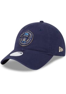 New Era Philadelphia Union Navy Blue Evergreen Glitter 9TWENTY Womens Adjustable Hat