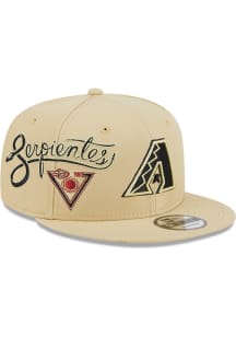 New Era Arizona Diamondbacks Tan Side Logo 9FIFTY Mens Snapback Hat