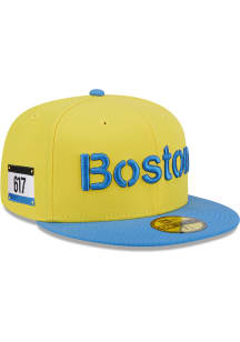 New Era Boston Red Sox Mens Yellow City Connect Fan Pack 59FIFTY Fitted Hat