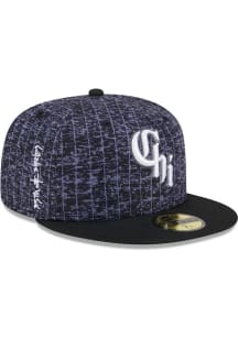 New Era Chicago White Sox Mens Black City Connect Fan Pack 59FIFTY Fitted Hat