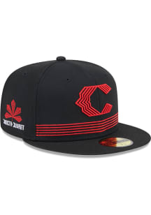 New Era Cincinnati Reds Mens Black City Connect Fan Pack 59FIFTY Fitted Hat