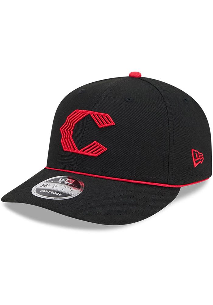 New Era Cincinnati Reds 2024 MLB CITY CONNECT Lo Pro 9FIFTY Adjustable Hat - Black