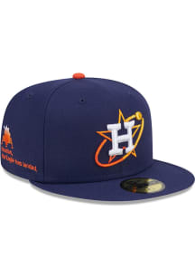 New Era Houston Astros Mens Navy Blue City Connect Fan Pack 59FIFTY Fitted Hat