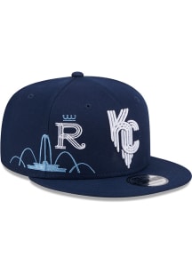 New Era Kansas City Royals Blue Side Logo 9FIFTY Mens Snapback Hat