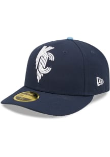 New Era Kansas City Royals Mens Blue 2024 MLB CITY CONNECT Lo Pro 59FIFTY Fitted Hat