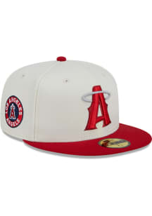 New Era Los Angeles Angels Mens Red City Connect Fan Pack 59FIFTY Fitted Hat