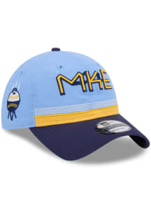 New Era Milwaukee Brewers City Connect Fan Pack 9TWENTY Adjustable Hat - Light Blue
