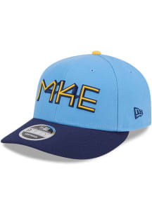 New Era Milwaukee Brewers 2024 MLB CITY CONNECT Lo Pro 9FIFTY Adjustable Hat - Light Blue