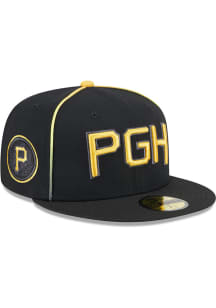 New Era Pittsburgh Pirates Mens Black City Connect Fan Pack 59FIFTY Fitted Hat