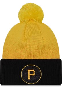 New Era Pittsburgh Pirates Yellow 2024 MLB City Connect Mens Knit Hat
