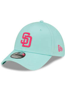 New Era San Diego Padres Mens Green 2024 MLB City Connect 39THIRTY Flex Hat