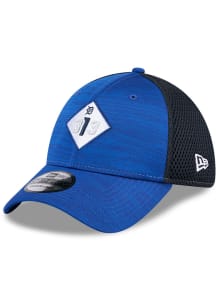 New Era Detroit Tigers Mens Navy Blue Game Day TC Distinct 2T 39THIRTY Flex Hat