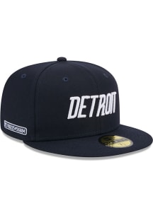 New Era Detroit Tigers Mens Navy Blue 2024 MLB CITY CONNECT 59FIFTY Fitted Hat