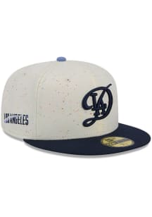 New Era Los Angeles Dodgers Mens Blue City Connect Fan Pack 59FIFTY Fitted Hat