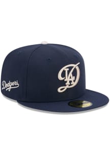 New Era Los Angeles Dodgers Mens Blue 2024 MLB CITY CONNECT 59FIFTY Fitted Hat