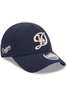 New Era Los Angeles Dodgers 2024 MLB City Connect Stretch Snap 9FORTY Adjustable Hat - Blue