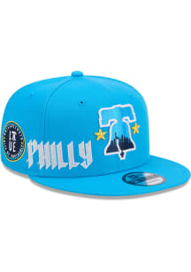 New Era Philadelphia Phillies Blue Side Logo 9FIFTY Mens Snapback Hat