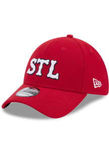 New Era St Louis Cardinals Mens Red 2024 MLB City Connect 39THIRTY Flex Hat