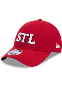New Era St Louis Cardinals 2024 MLB City Connect Stretch Snap 9FORTY Adjustable Hat - Red