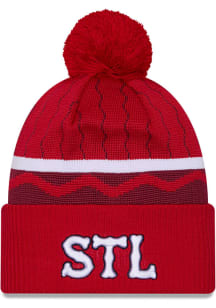 New Era St Louis Cardinals Red 2024 MLB City Connect Mens Knit Hat