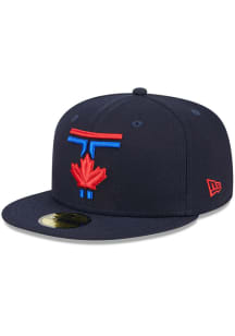 New Era Toronto Blue Jays Mens Blue 2024 MLB CITY CONNECT 59FIFTY Fitted Hat