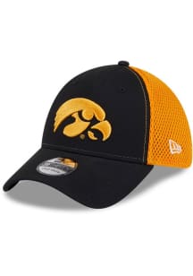 Iowa Hawkeyes New Era 2T Evergreen Neo JR 39THIRTY Youth Flex Hat - Black