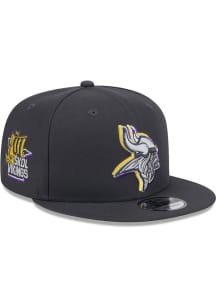 New Era Minnesota Vikings Grey 2024 NFL Draft 9FIFTY Mens Snapback Hat