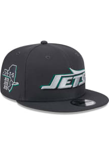 New Era New York Jets Graphite 2024 NFL Draft 9FIFTY Mens Snapback Hat