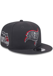 New Era Tampa Bay Buccaneers Graphite 2024 NFL Draft 9FIFTY Mens Snapback Hat
