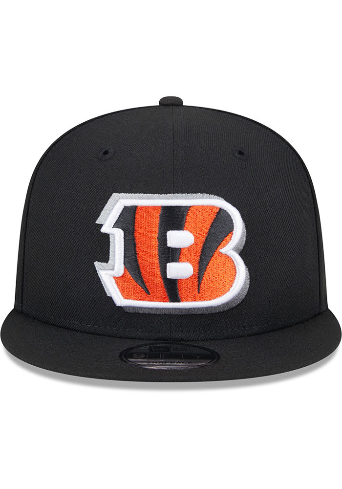 New Era Cincinnati Bengals Black 2024 NFL Draft 9FIFTY Mens Snapback Hat