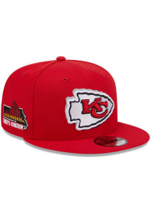 New Era Kansas City Chiefs Red 2024 NFL Draft 9FIFTY Mens Snapback Hat