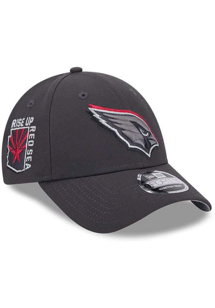 Cap Cardinals Draft Hat New Era Arizona Cardinals GRAPHITE 2024