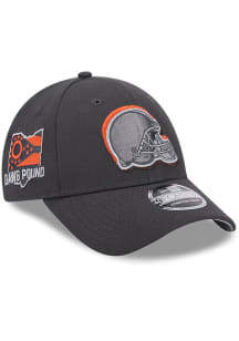 New Era Cleveland Browns 2024 NFL Draft Stretch 9FORTY Adjustable Hat - Graphite