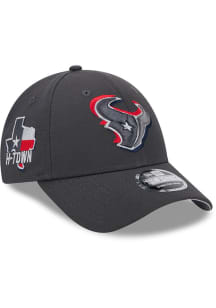 New Era Houston Texans 2024 NFL Draft Stretch 9FORTY Adjustable Hat - Graphite