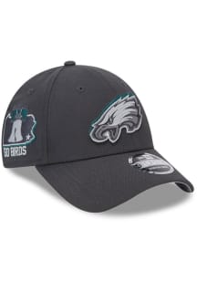 New Era Philadelphia Eagles 2024 NFL Draft Stretch 9FORTY Adjustable Hat - Graphite
