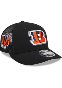 New Era Cincinnati Bengals 2024 NFL Draft Trucker LP9FIFTY Adjustable Hat - Black