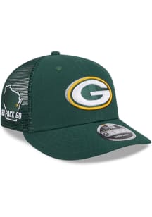 New Era Green Bay Packers 2024 NFL Draft Trucker LP9FIFTY Adjustable Hat - Green