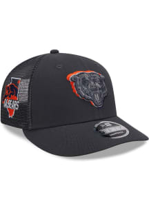 New Era Chicago Bears 2024 NFL Draft Trucker LP9FIFTY Adjustable Hat - Graphite