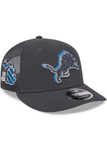 New Era Detroit Lions 2024 NFL Draft Trucker LP9FIFTY Adjustable Hat - Graphite
