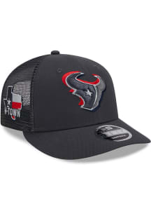 New Era Houston Texans 2024 NFL Draft Trucker LP9FIFTY Adjustable Hat - Graphite
