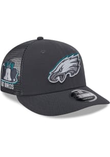 New Era Philadelphia Eagles 2024 NFL Draft Trucker LP9FIFTY Adjustable Hat - Graphite