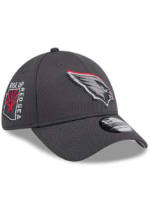 New Era Arizona Cardinals Mens Graphite 2024 NFL Draft 39THIRTY Flex Hat