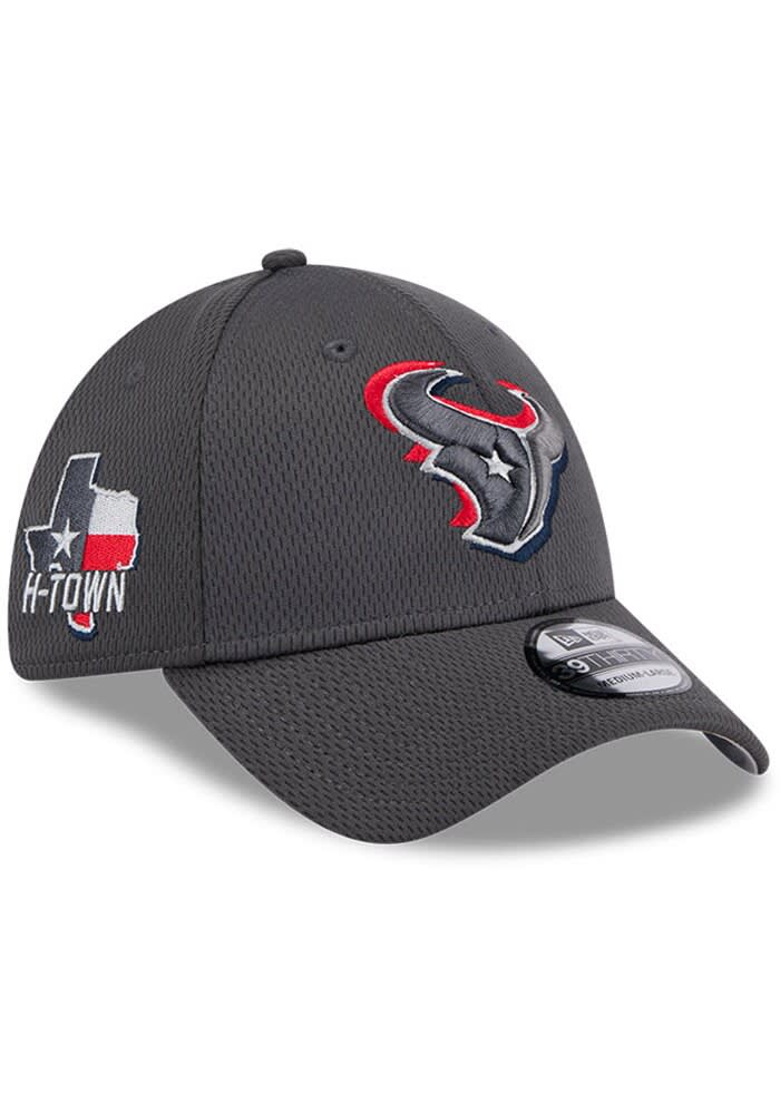 Houston Texans Mens 2024 NFL Draft 39THIRTY GRAPHITE New Era Flex Hat ...