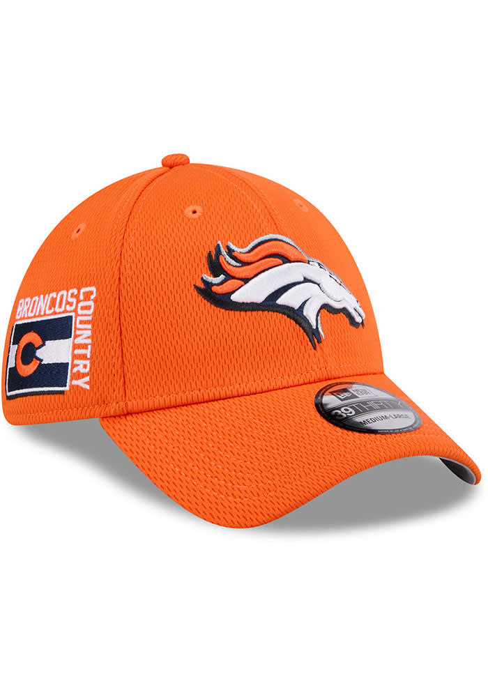Denver Broncos 2024 NFL Draft 39THIRTY Orange New Era Flex Hat