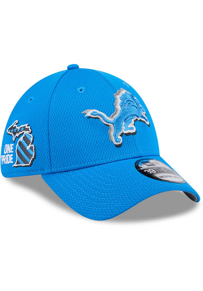 Detroit Lions 2024 NFL Draft 39THIRTY Blue New Era Flex Hat